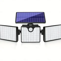 266LEDs Solar Wall Lights Ultra Bright Waterproof Rotatable Motion Sensor Light for Outdoor Porch Yard Wall