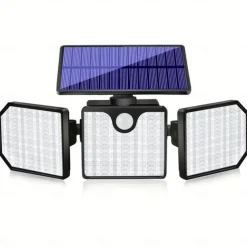 266LEDs Solar Wall Lights Ultra Bright Waterproof Rotatable Motion Sensor Light for Outdoor Porch Yard Wall