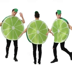 Lemon Halloween Cosplay Costume Funny Costumes Halloween Group Family Costumes Carnival Costume Cosplay Funny Costume Adults' Men's Women's Carnival Masquerade Party Masquerade Easy Halloween Costumes