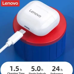 Lenovo LP40 Earphones TWS Wireless Bluetooth 5.0 Earbuds Bass Touch Control Stereo Noise Reduction Long Standby 230mAH