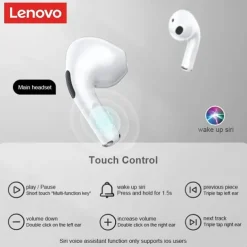 Lenovo LP40 Earphones TWS Wireless Bluetooth 5.0 Earbuds Bass Touch Control Stereo Noise Reduction Long Standby 230mAH