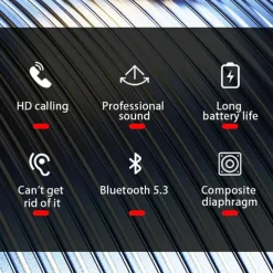 Lenovo XT88 True Wireless Headphones TWS Earbuds Bluetooth 5.3 Ergonomic Design Deep Bass in Ear for Apple Samsung Huawei Xiaomi MI Running Everyday Use Traveling Mobile Phone Car Motorcycle Truck