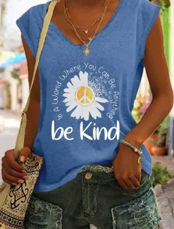 LGBT Pride Parade Pride Raindow Women's Camisole Tank Top Floral Graphic Letter Vintage Tropical Stylish Sleeveless V Neck Regular Tops Daily Print Black Blue Green Gray Summer Spring