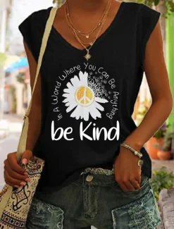 LGBT Pride Parade Pride Raindow Women's Camisole Tank Top Floral Graphic Letter Vintage Tropical Stylish Sleeveless V Neck Regular Tops Daily Print Black Blue Green Gray Summer Spring