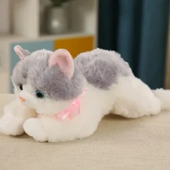 Lifelike Animatronic Cat - Realistic Soft-Touch Fur & Purring - Therapy Stuffed Animal