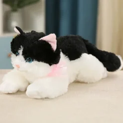 Lifelike Animatronic Cat - Realistic Soft-Touch Fur & Purring - Therapy Stuffed Animal