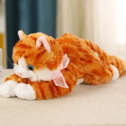 Lifelike Animatronic Cat - Realistic Soft-Touch Fur & Purring - Therapy Stuffed Animal