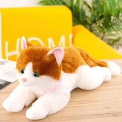 Lifelike Animatronic Cat - Realistic Soft-Touch Fur & Purring - Therapy Stuffed Animal