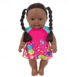 Lifelike Black Reborn Baby Girl Dolls - 12 inch Black American Realistic Newborn Dolls