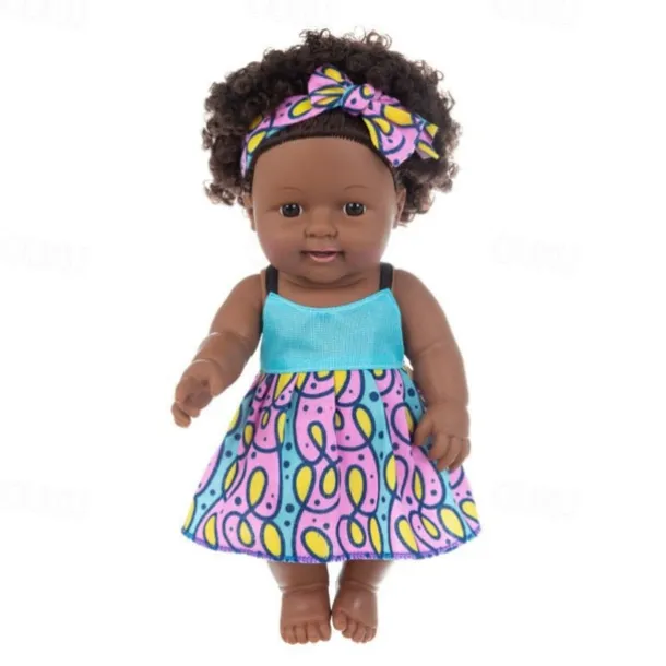 Lifelike Black Reborn Baby Girl Dolls - 12 inch Black American Realistic Newborn Dolls