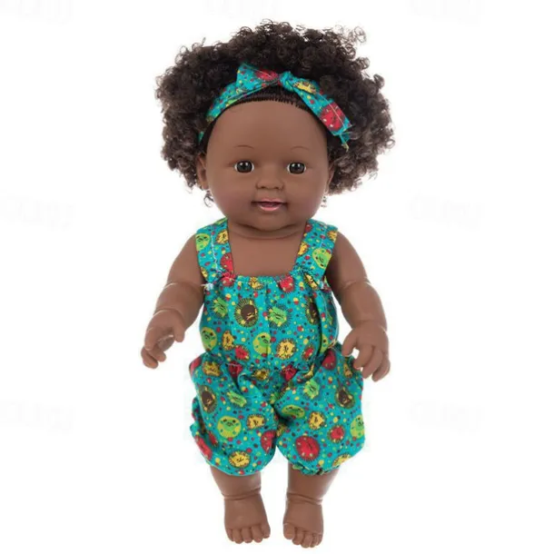 Lifelike Black Reborn Baby Girl Dolls - 12 inch Black American Realistic Newborn Dolls