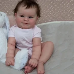 Lifelike Reborn Baby Dolls - 20-Inch Sweet Real Life Realistic-Newborn Full Body Vinyl Baby Girl with Accessories Gift Set for Kids Age 3