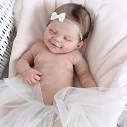 Lifelike Reborn Baby Dolls - 20-Inch Sweet Real Life Realistic-Newborn Full Body Vinyl Baby Girl with Accessories Gift Set for Kids Age 3