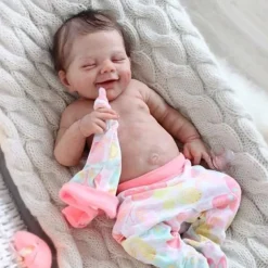 Lifelike Reborn Baby Dolls - 20-Inch Sweet Real Life Realistic-Newborn Full Body Vinyl Baby Girl with Accessories Gift Set for Kids Age 3