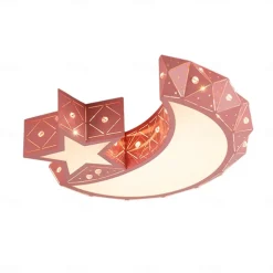 1-Light 40 cm Bulb Included Flush Mount Lights Metal Acrylic Painted Finishes Chic & Modern Star Design 110-120V / 220-240V