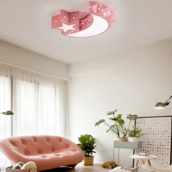 1-Light 40 cm Bulb Included Flush Mount Lights Metal Acrylic Painted Finishes Chic & Modern Star Design 110-120V / 220-240V