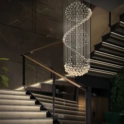 9-Light 50 cm Chandelier LED Crystal Flush Mount Lights Metal Chrome Traditional / Classic 110-120V / 220-240V / GU10