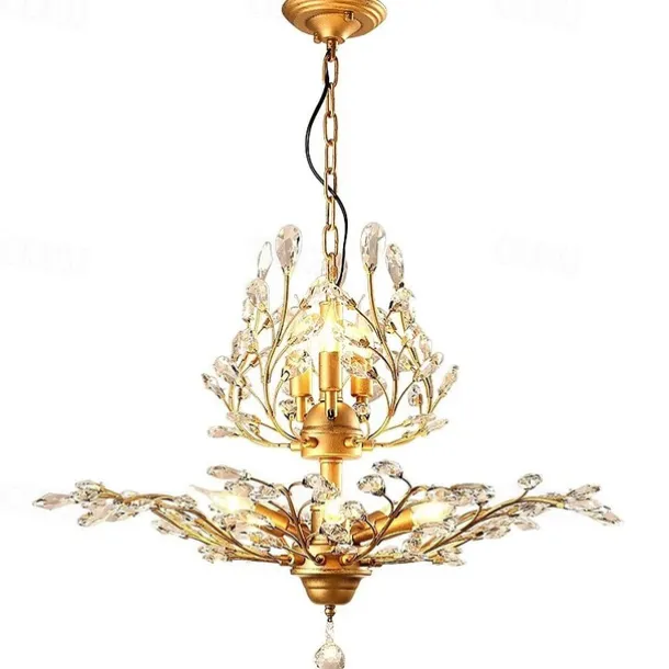 7-Light 60 cm Chandelier Metal Electroplated 110-120V 220-240V