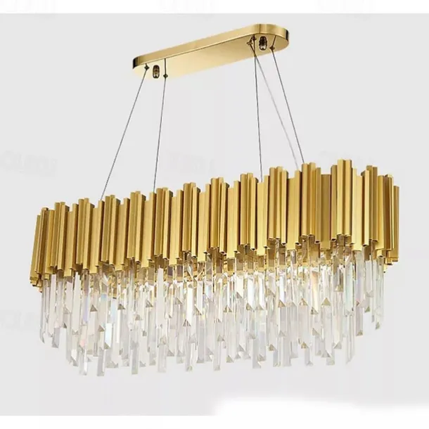 10-Light 90 cm Chandelier Metal Electroplated Modern 110-120V 220-240V