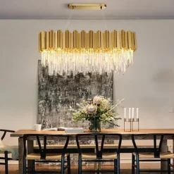 10-Light 90 cm Chandelier Metal Electroplated Modern 110-120V 220-240V