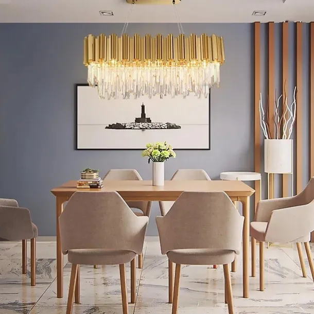 10-Light 90 cm Chandelier Metal Electroplated Modern 110-120V 220-240V