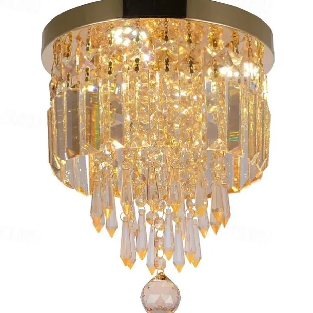 3-Light 25 cm Flush Mount Lights Metal Painted Finishes 110-120V 220-240V / CE Certified