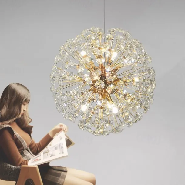 9-Light 50 cm Globe Design Lantern Desgin Chandelier Metal Artistic Style Modern Style Stylish Electroplated Artistic Modern 85-265V