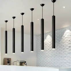 1-Light 6 cm LED Pendant Light Dining Room Metal Cylinder Others Modern Contemporary 110-120V / 220-240V