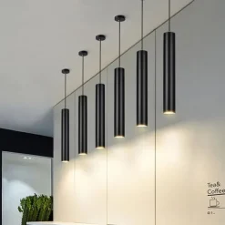 1-Light 6 cm LED Pendant Light Dining Room Metal Cylinder Others Modern Contemporary 110-120V / 220-240V