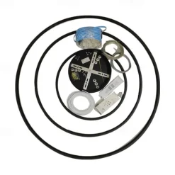 3-Light 80/60/40/20 cm LED Pendant Light Metal Acrylic Ring Circle Design Dimmable Painted Finishes Modern 90W/113W 3-Rings 4-Rings ONLY DIMMABLE WITH REMOTE CONTROL