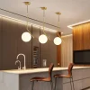 1-Light 20 cm Mini Style Pendant Light Metal Glass Globe Electroplated Modern Contemporary 110-120V / 220-240V