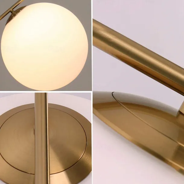 1-Light 20 cm Mini Style Pendant Light Metal Glass Globe Electroplated Modern Contemporary 110-120V / 220-240V