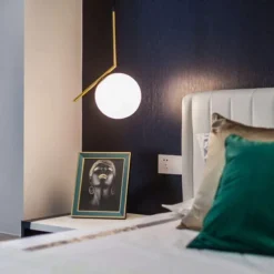 1-Light 20 cm Mini Style Pendant Light Metal Glass Globe Electroplated Modern Contemporary 110-120V / 220-240V