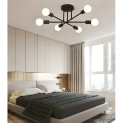 6-Light 70 cm Sputnik Design Cluster Design Chandeliers Metal Industrial Painted Finishes Contemporary Traditional / Classic 110-120V 220-240V / CE Certified