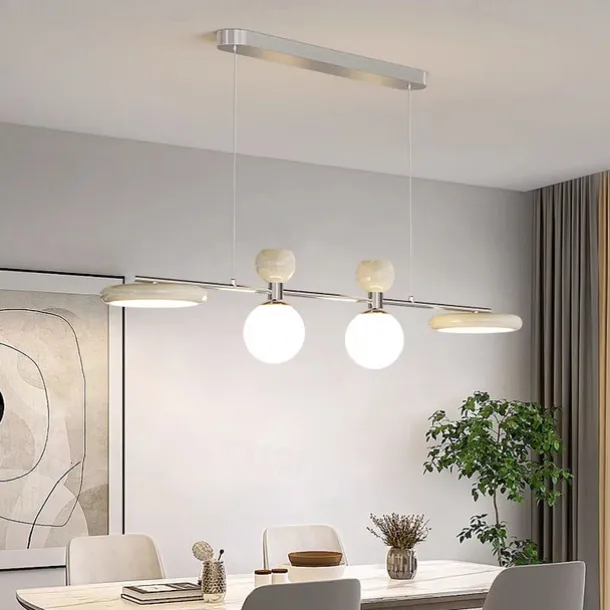 4-Light 110 cm Unique Design Pendant Light Metal Acrylic Painted Finishes Modern 110-120V 220-240V