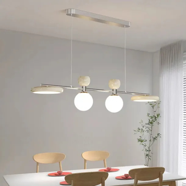 4-Light 110 cm Unique Design Pendant Light Metal Acrylic Painted Finishes Modern 110-120V 220-240V