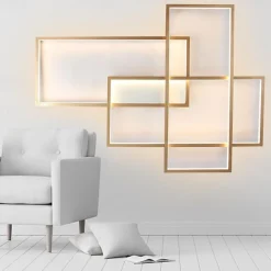 1-Light 68 cm Wall Light / Flush Mount Lights LED Ceiling Light Aluminum Linear Painted Finishes Modern Contemporary 85-265V