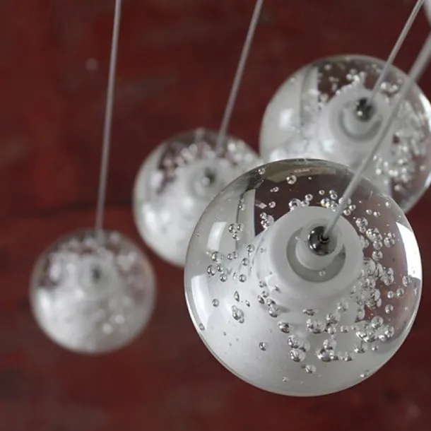 5-Light 10(4") Crystal / LED Pendant Light Metal Cluster Chrome Modern Contemporary 90-240V