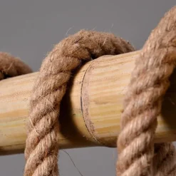 6-Light 80cm Pendant Light LED Cluster Design Wood / Bamboo Country Dining Room Chain / Cord Adjustable 110-120V 220-240V