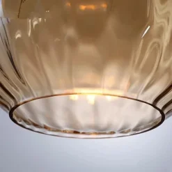 1-Light 30cm Solid Wood Glass Pendant Light LED Sleek Single Design Island Lights Modern Style Restaurant Shops / Cafes Living Room Lights 220-240V 110-120V