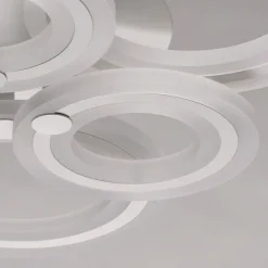 6-Light LED Dimmable Ceiling Light Flush Mount Lights Circle Design Modern Style Simplicity Acrylic 90W Living Room Dining Room Bedroom Light Fixture ONLY DIMMABLE WITH REMOTE CONTROL