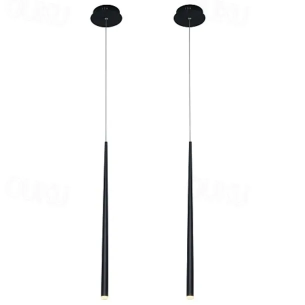 1-Light LED Pendant Light Downlight 2pcs 3pcs 4pcs Hanging Lamp LED 5W Painted Finishes Iroin Acrylic for Living Dinning Bed Room Office Lighting