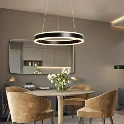 2-Light LED Pendant Light Metal Acrylic Circle Painted Finishes Modern Contemporary 110-120V 220-240V