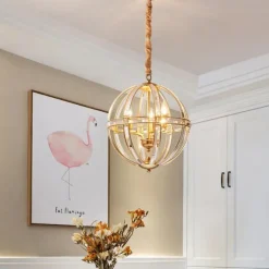 Light Luxury Crystal Pendant Lights Modern Nordic Pendant Lights Indoor Chandelier LED Hanging Lamp 110-240V