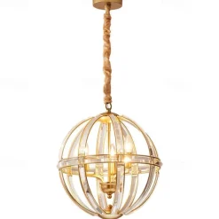 Light Luxury Crystal Pendant Lights Modern Nordic Pendant Lights Indoor Chandelier LED Hanging Lamp 110-240V