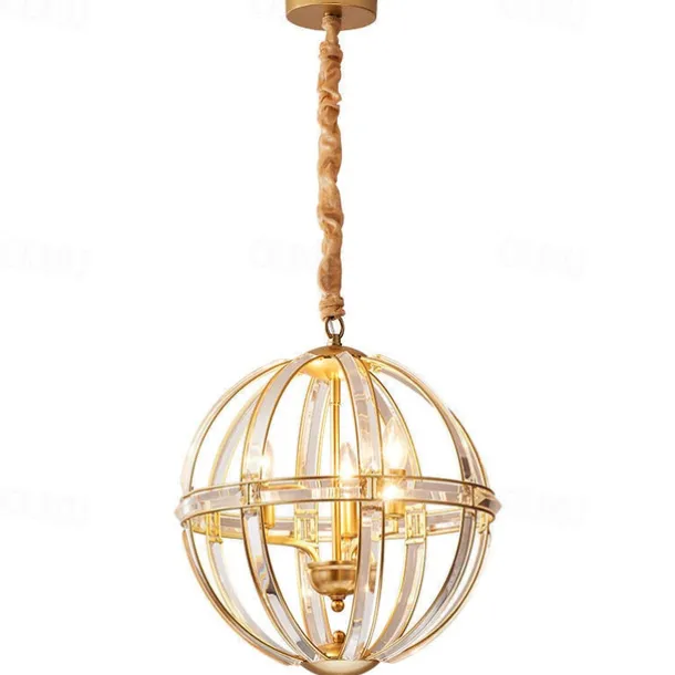 Light Luxury Crystal Pendant Lights Modern Nordic Pendant Lights Indoor Chandelier LED Hanging Lamp 110-240V