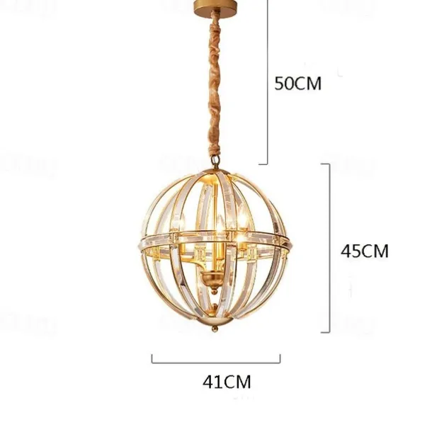Light Luxury Crystal Pendant Lights Modern Nordic Pendant Lights Indoor Chandelier LED Hanging Lamp 110-240V