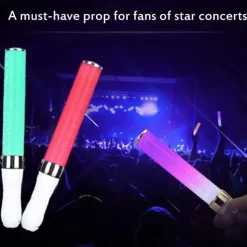 Light Stick 3W 15 Colors Change LED Glow Stick For Vocal Concerts Parties Wedding Fluorescent Camping Decor