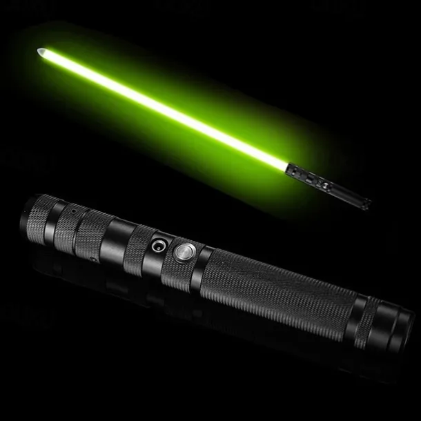 Light Up Toys Metal Hilt 3 Sound Modes Rechargeable Force FX Heavy Dueling Light Toys Set Cosplay Children Adults for Hallown for Christmas Gifts