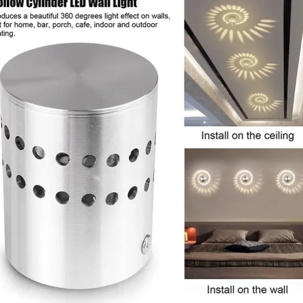 Lightinthebox Creative LED Indoor Wall Lights Living Room Shops / Cafes Aluminum Wall Light IP44 AC100-240V 3W